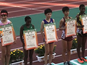 小笠原　朱里　少年女子　3000m　3位