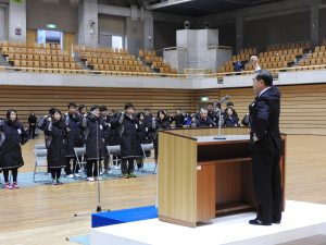 第72回国民体育大会冬季大会 スキー競技会山梨県選手団結団壮行式