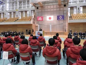 第72回国民体育大会冬季大会 スケート競技会・アイスホッケー競技会山梨県選手団結団壮行式