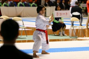 空手道 宇海選手