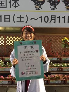 陸上　三吉選手