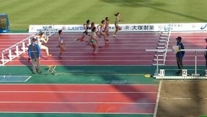 陸上　三吉選手