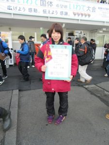 成年女子1000ｍ 高山選手