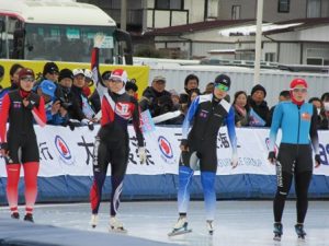 スタート前の原選手