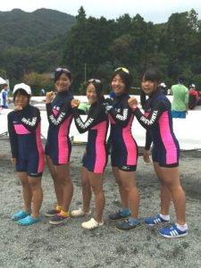 ボート競技 少年女子 舵手付きクォドルプル