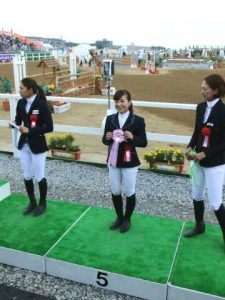 馬術競技 成年女子 トップスコア 萩原選手