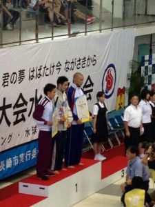 水泳競技：江原　騎士　選手